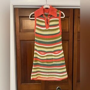 Zara Multi Color Knit Mini Dress, size small